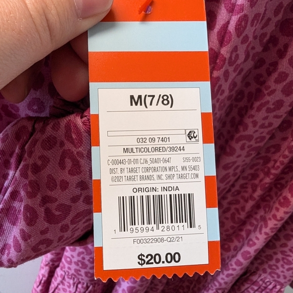 NWT Cat & Jack leopard print dress - Picture 3 of 3